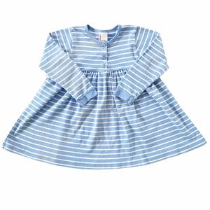 Hanna Andersson Striped Long Sleeve Dress SZ 90